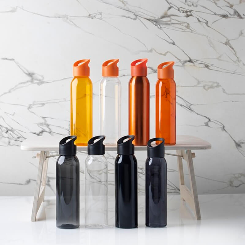 Glazen flessen met design handvat 500 ml